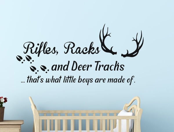 Rifles, Racks and Deer Tracks - Dxdecor