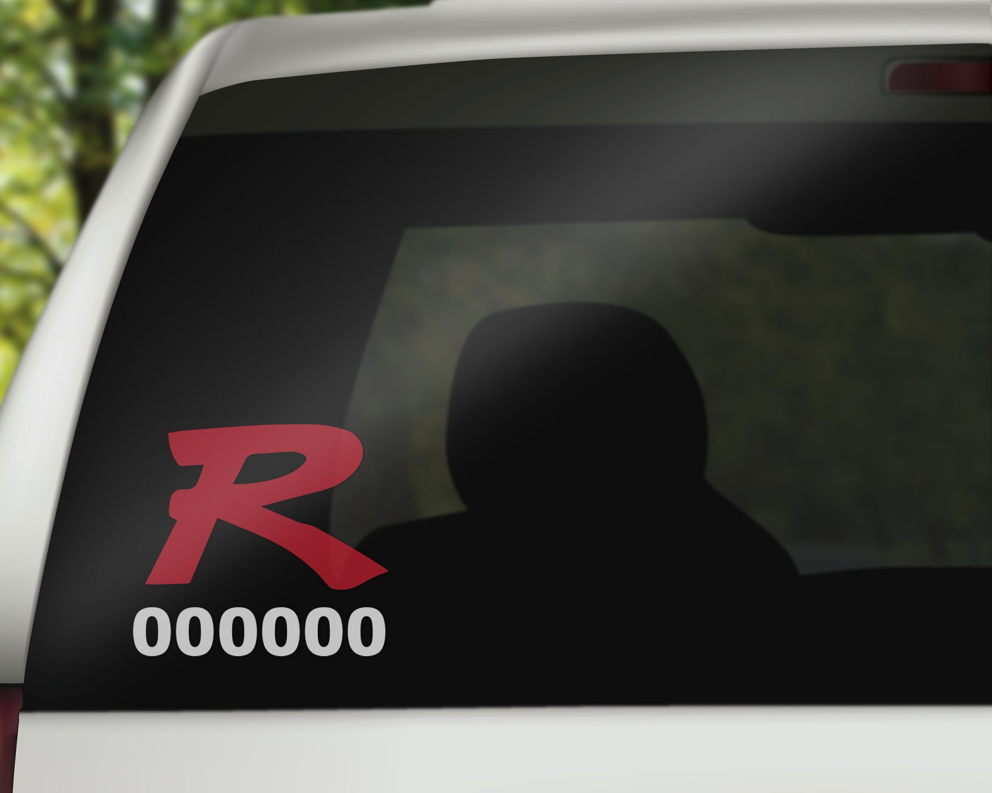 Code R Decals Civic Type R Decal with Cars Personal Production Number â Dximprints.com
